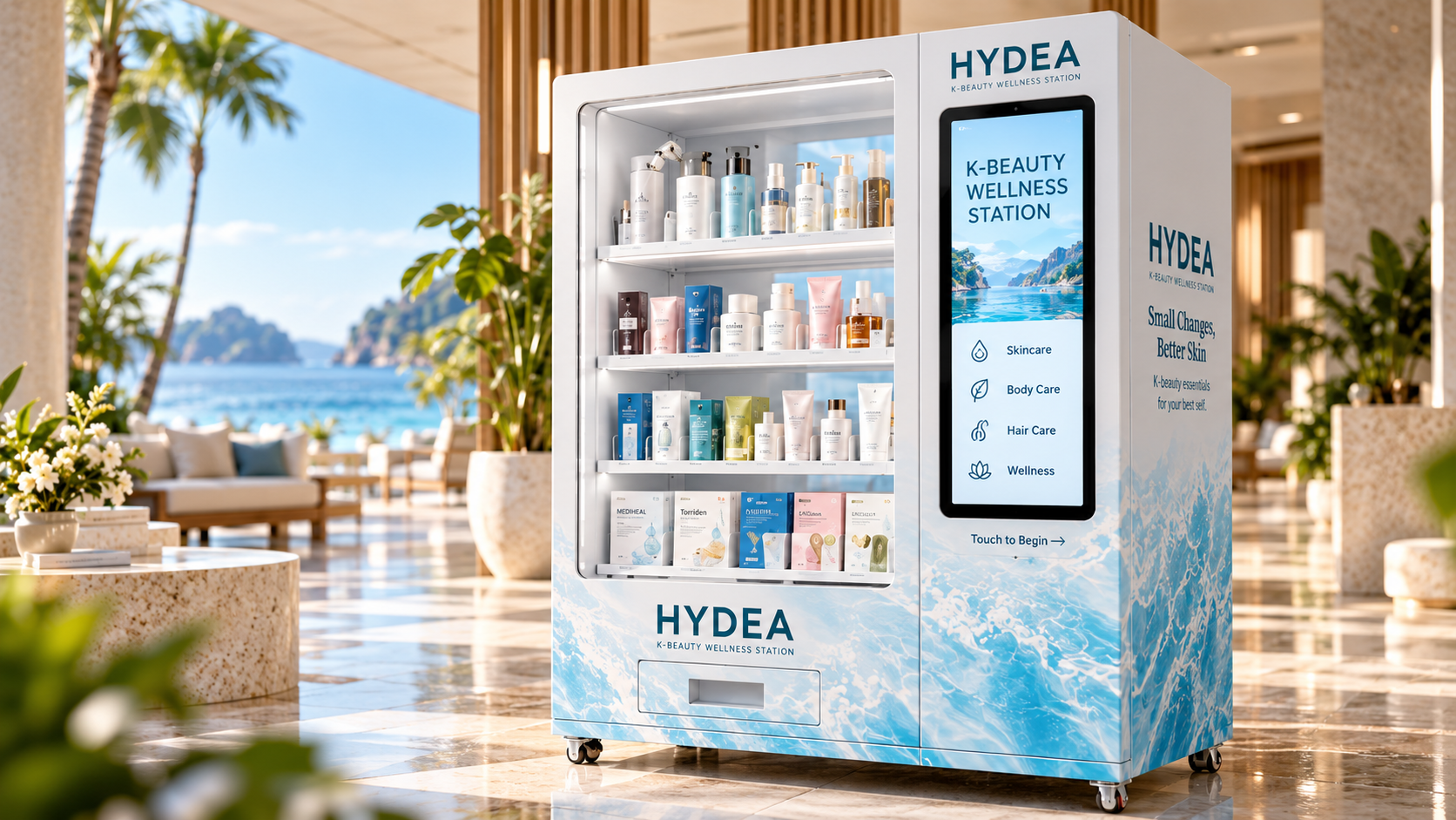 HYDEA WELLNESS STATION concept illustration